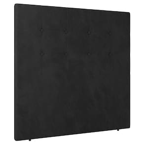 Cabeceira Cama Box Casal Luana 140cm Veludo Preto