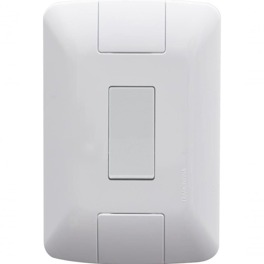 Kit 2 Conj 4x2 Interruptor Simples Tramontina 6a 250v