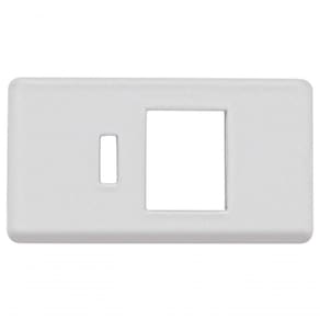 Kit 6un Módulo Tampo Para Tomada Rj Tramontina Izyflat Branco Tramontina