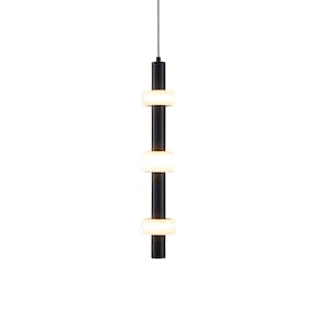 Lustre Pendente Nordecor Aus 2716 Preto Led Bivolt