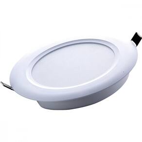 Plafon Led Tramontina Redondo De Embutir Slim 1000 Lm 12 W Bivolt 3000 K Luz Amarela