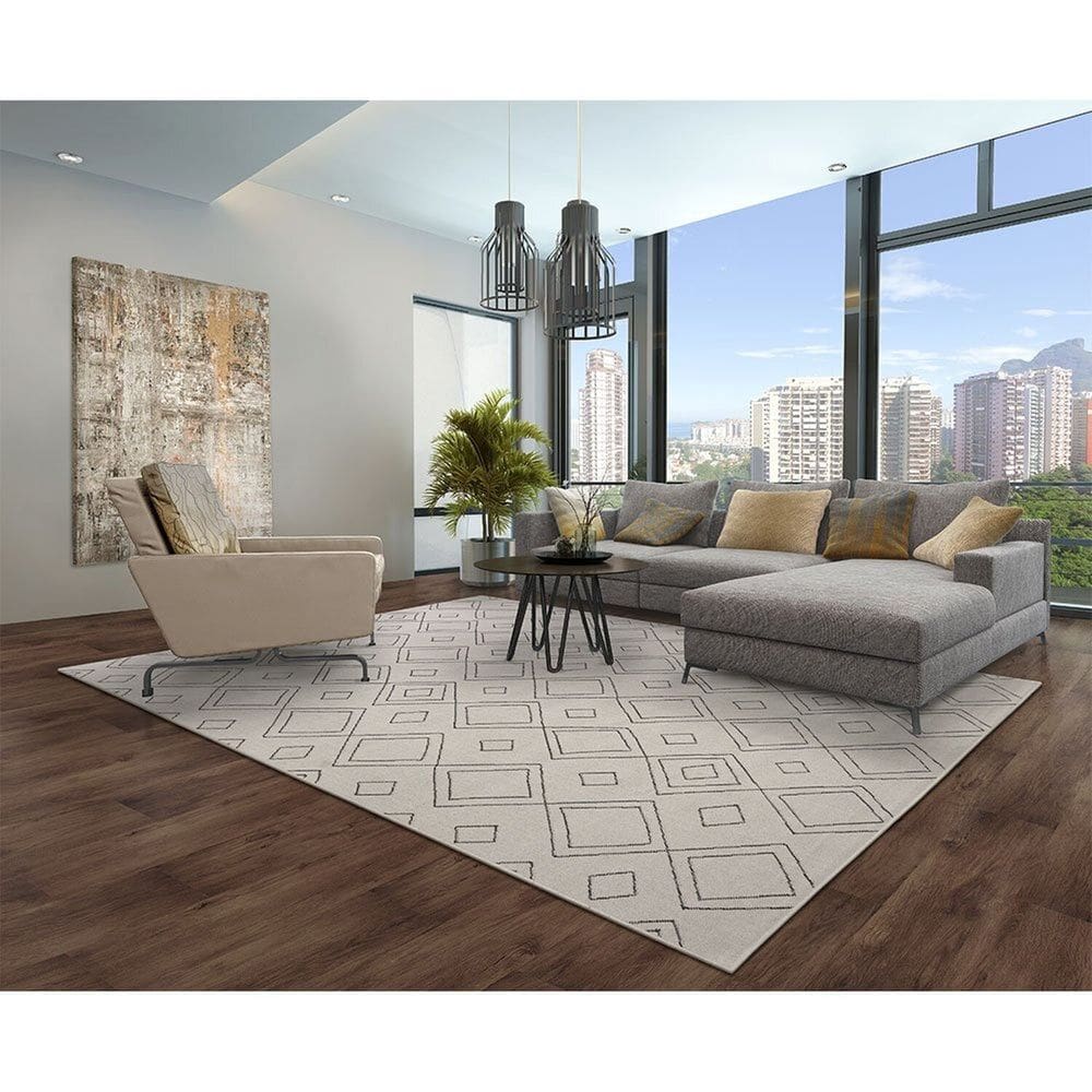 Tapete 200x300cm Cotton Tapetes Losango