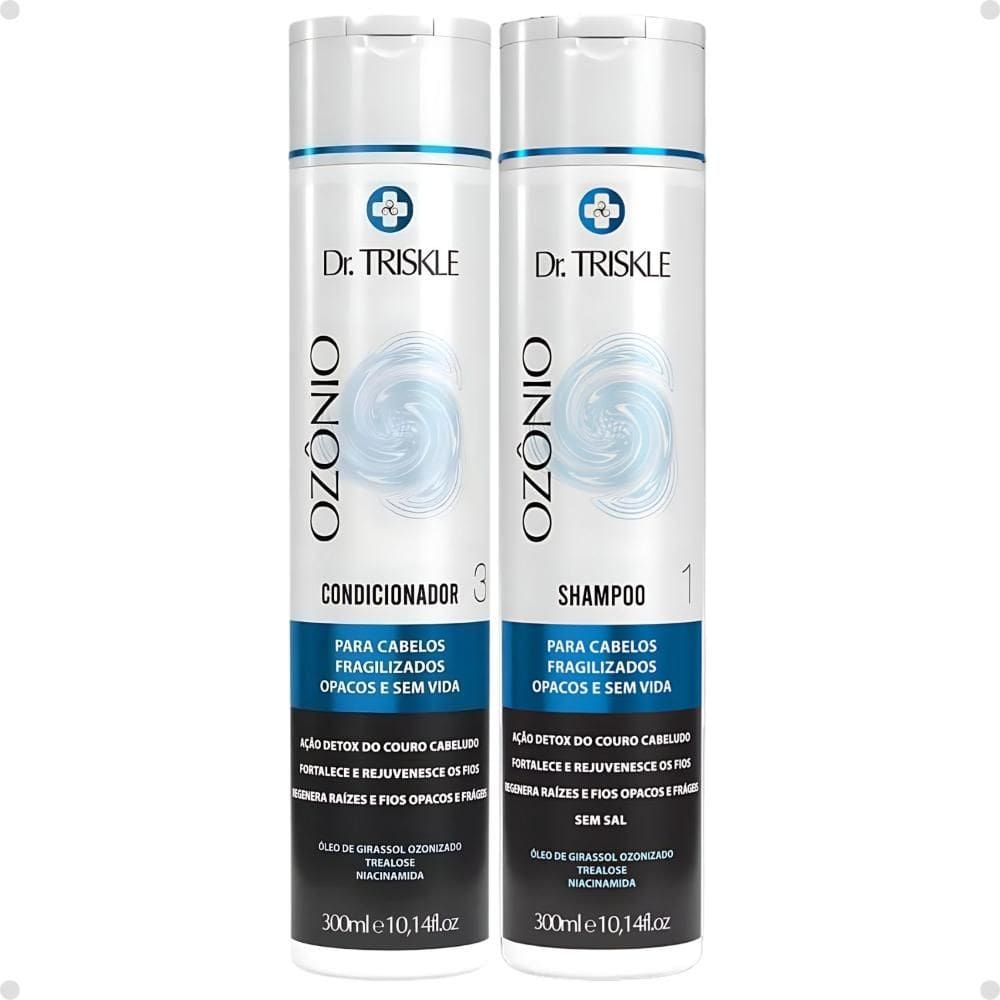 Kit Dr Triskle Ozônio: Shampoo e Condicionador 300ml