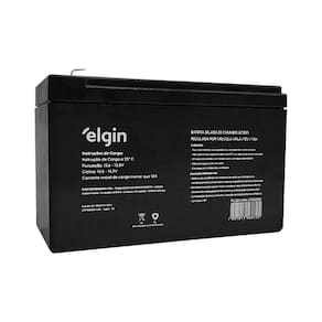 Bateria Selada Elgin, P/ Nobreak, Vrla, 12v 7ah - 82293