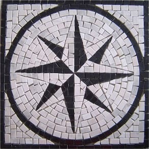 Rosa Dos Ventos Em Mosaico Rosone Fiorentino