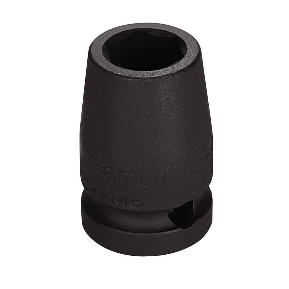 Soquete De Impacto Sextavado Em Aço Cromo Molibdênio 15 Mm - Encaixe 1-2\`\` Tramontina