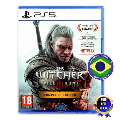 Imagem do produto The Witcher 3: Wild Hunt Complete Edition PS5 - Físico em Casas Bahia