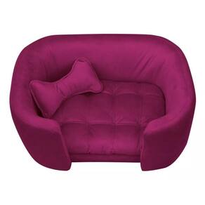 Cama Pet Poltrona Baby Hanna Veludo - Ssx Multicoisas Cor Marsala