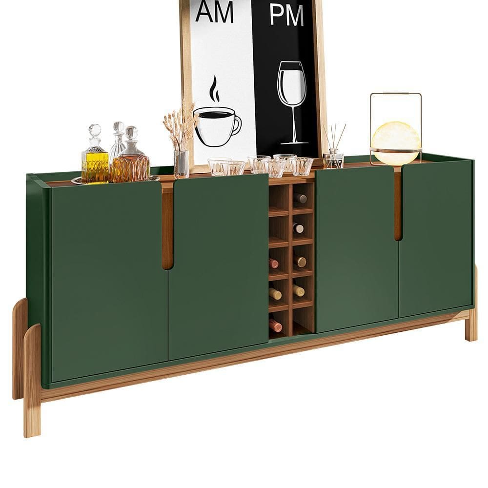 Buffet Aparador Lizz 190cm 4 Portas com Adega - Casa D