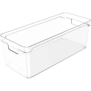 Organizador De Armários 6,8 Litros Clear 37 x 15 x 13cm - Na