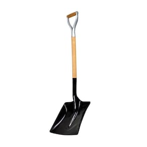 Pá Quadrada Construção Em Aço Carbono Cabo Metal N04 106cm