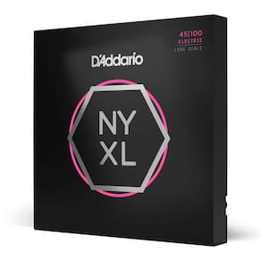 Encordoamento Para Baixo D`addario 4 Cordas 045 Escala Longa NYXL45100