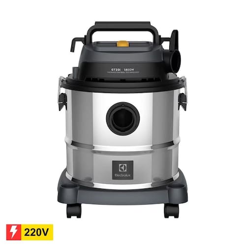 REEMBALADO: Aspirador de Pó e Água Electrolux GT20I 1800W 20L Inox - 220V