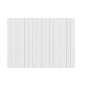 Painel Ripado Milla Branco MDF 80cm Carraro