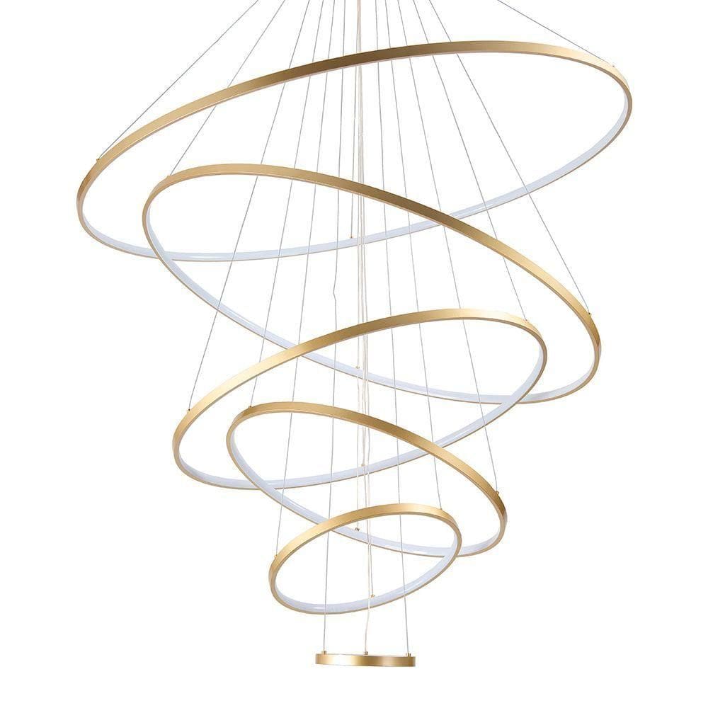 Lustre Pendente Skylight Júpter 4039 Led Bivolt Dourado