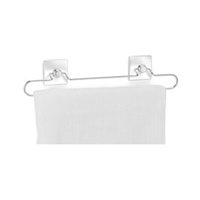 Porta Toalha De Banho Cromada Dupla Face 3M Arthi