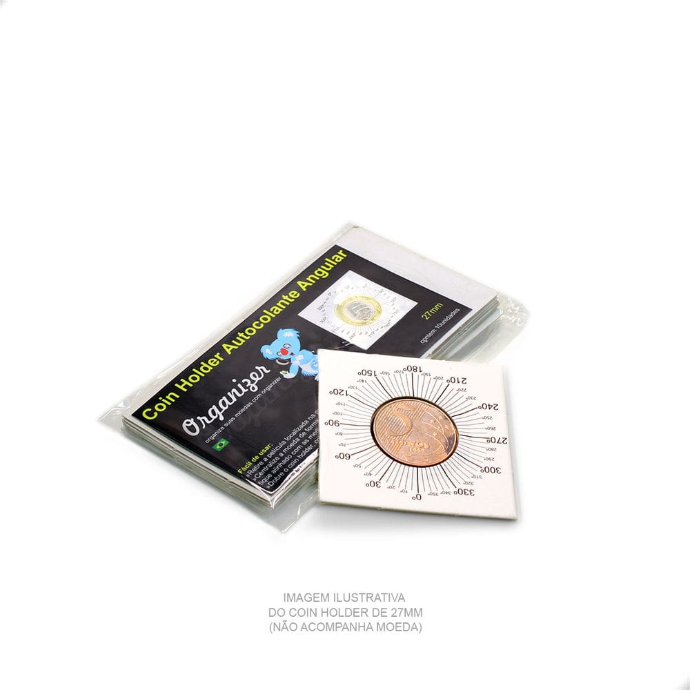 Coins Holder Porta Moedas Autocolante Angular Organizer 23mm