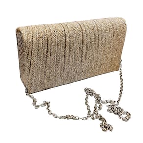 Bolsa Feminina Festa Casual Casamentos Madrinhas Bolsinha Carteira Glitter Com Corrente