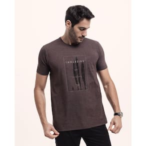 Camiseta Masculina Cratus Casual Malha Poliviscose