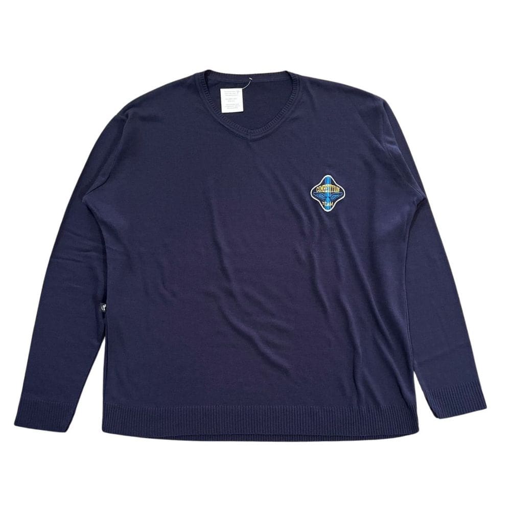 Blusa Casaco Masculino Tricot Plus Size G1 Azul Escuro