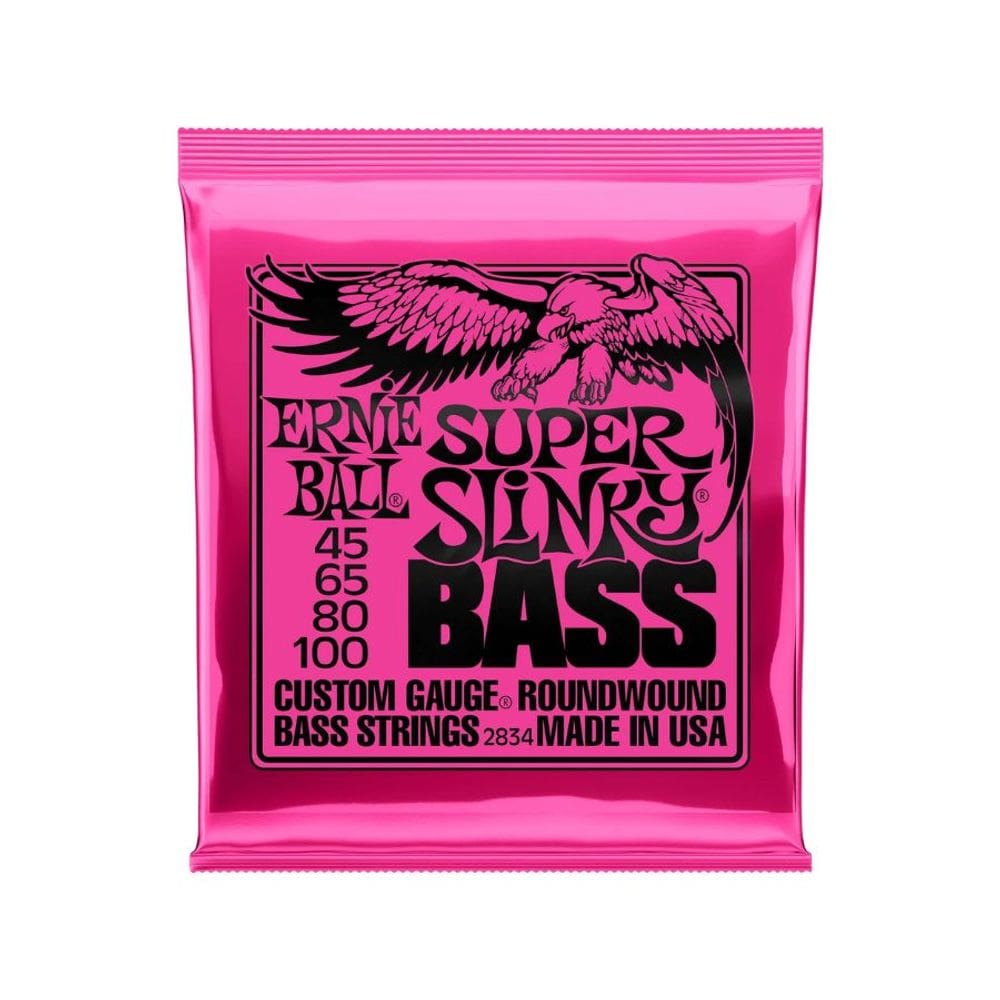 Encordoamento Para Contrabaixo Niquel .045 Super Slinky Ernie Ball