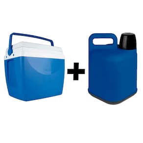 kit Caixa Térmica 34 Litro Com Garrafão 5 Litros - MOR
