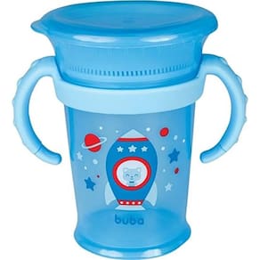 Copo de Treinamento 360 Azul com alça removível 13215 buba