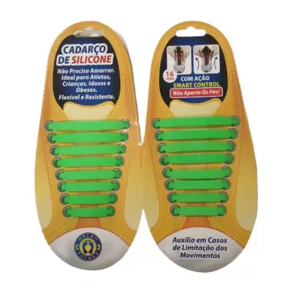 Cadarço de Silicone Verde 4090 Orthopauher