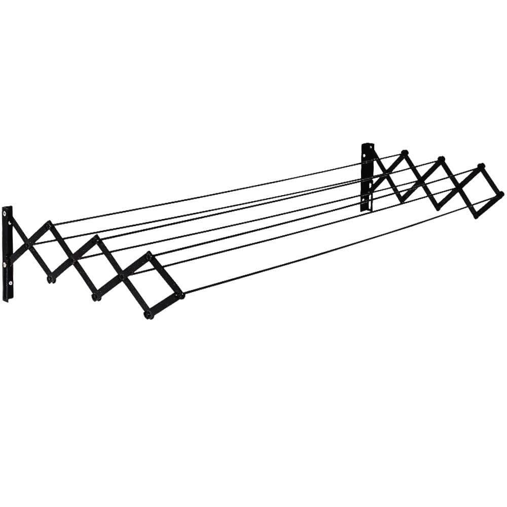 Varal Sanfonado Aço 1 M x 46 CM Preto 006020 MOR