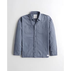 Camisa Flanela Relaxed Fit Masculina Hollister