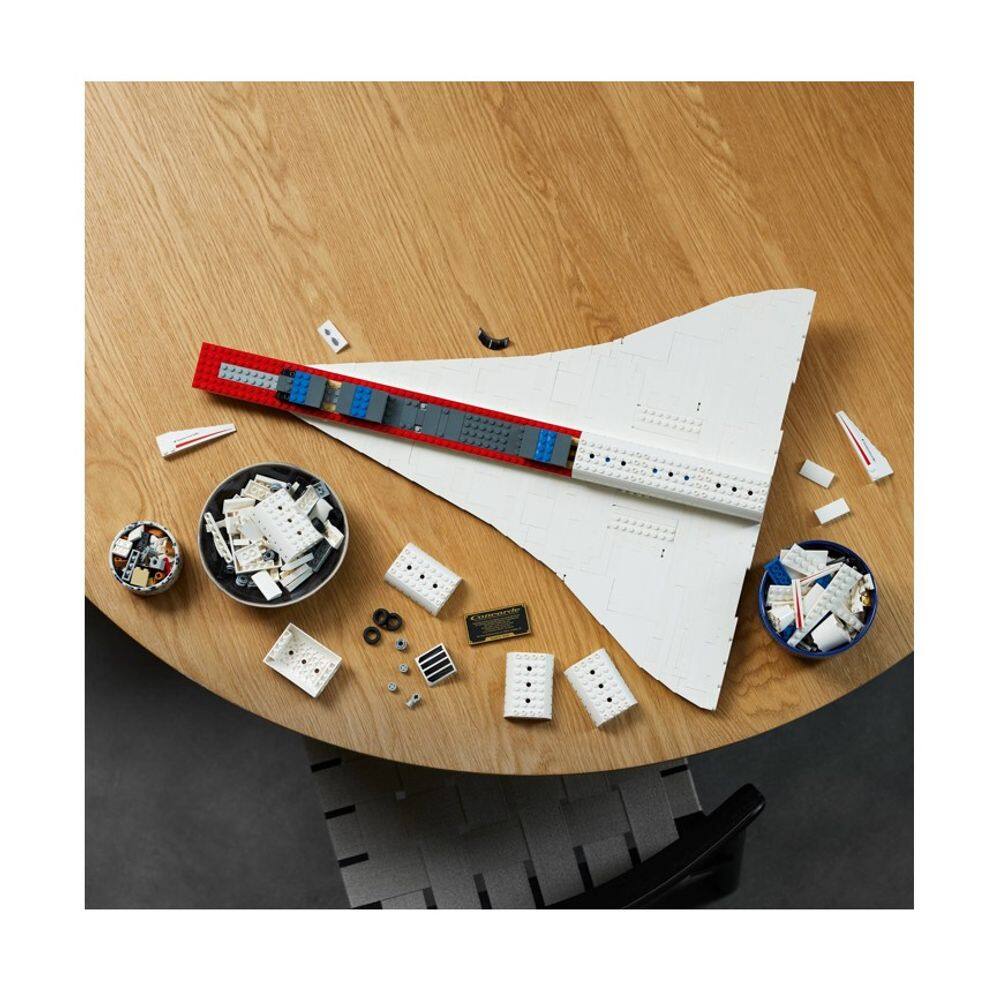 アケコン Lego Icons Aeronave Supersônica Concorde - 10318 | Casas Bahia