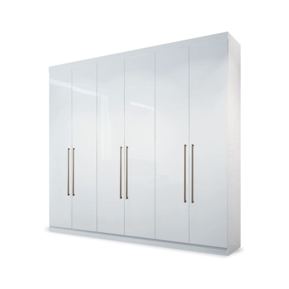 Guarda-Roupa Santos Andirá Imaginare 6 Portas e 4 Gavetas Branco