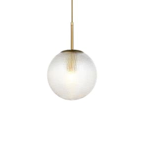 Lustre Pendente Nordecor Bodan 2912 Ouro Champagne E27 Bivolt