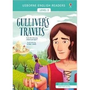 Gulliver`s Travels - Usborne English Readers - Level 2 - Book With Activities And Free Audio