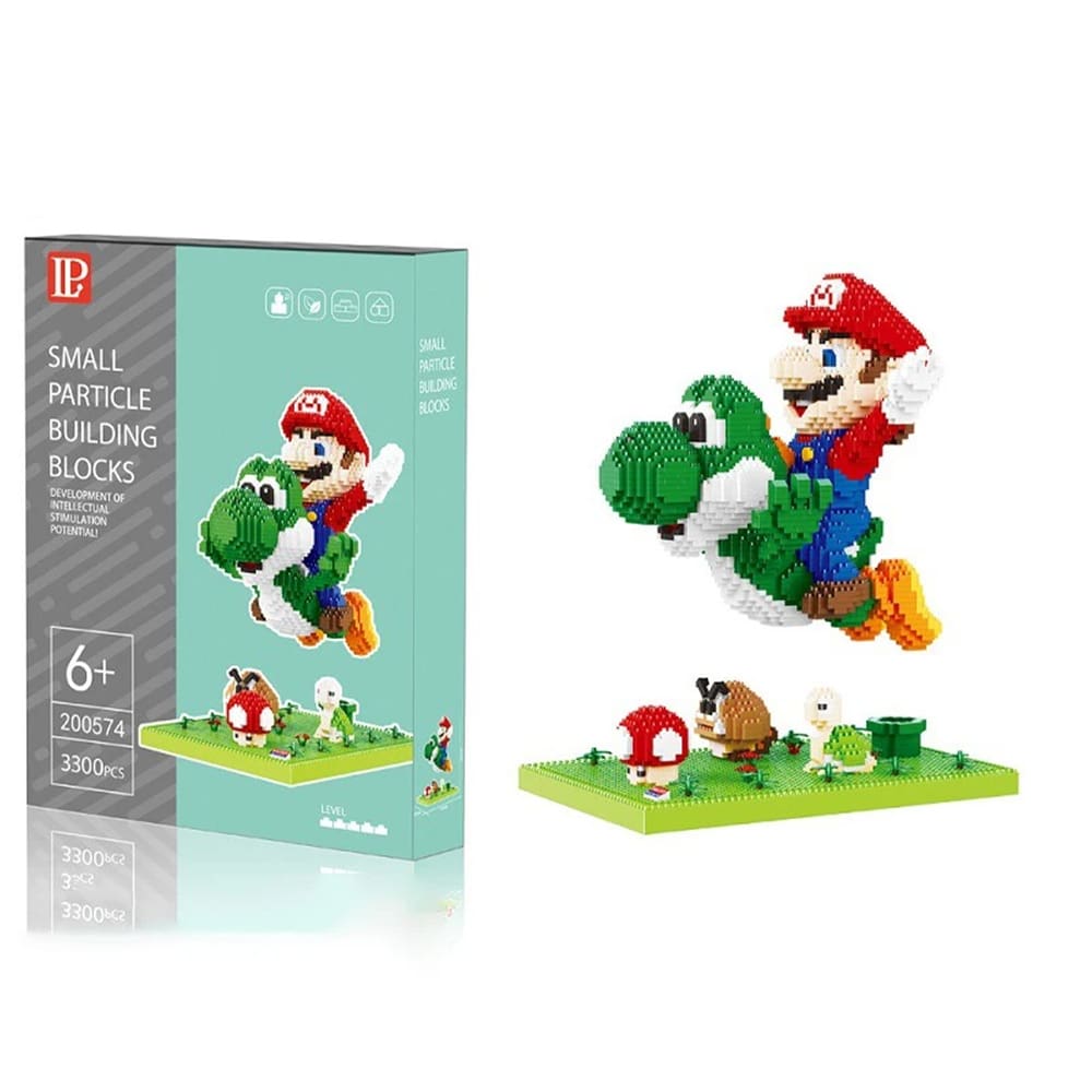Bloco De Montar  Super Mário Bros 3300pçs Brinquedo Mario