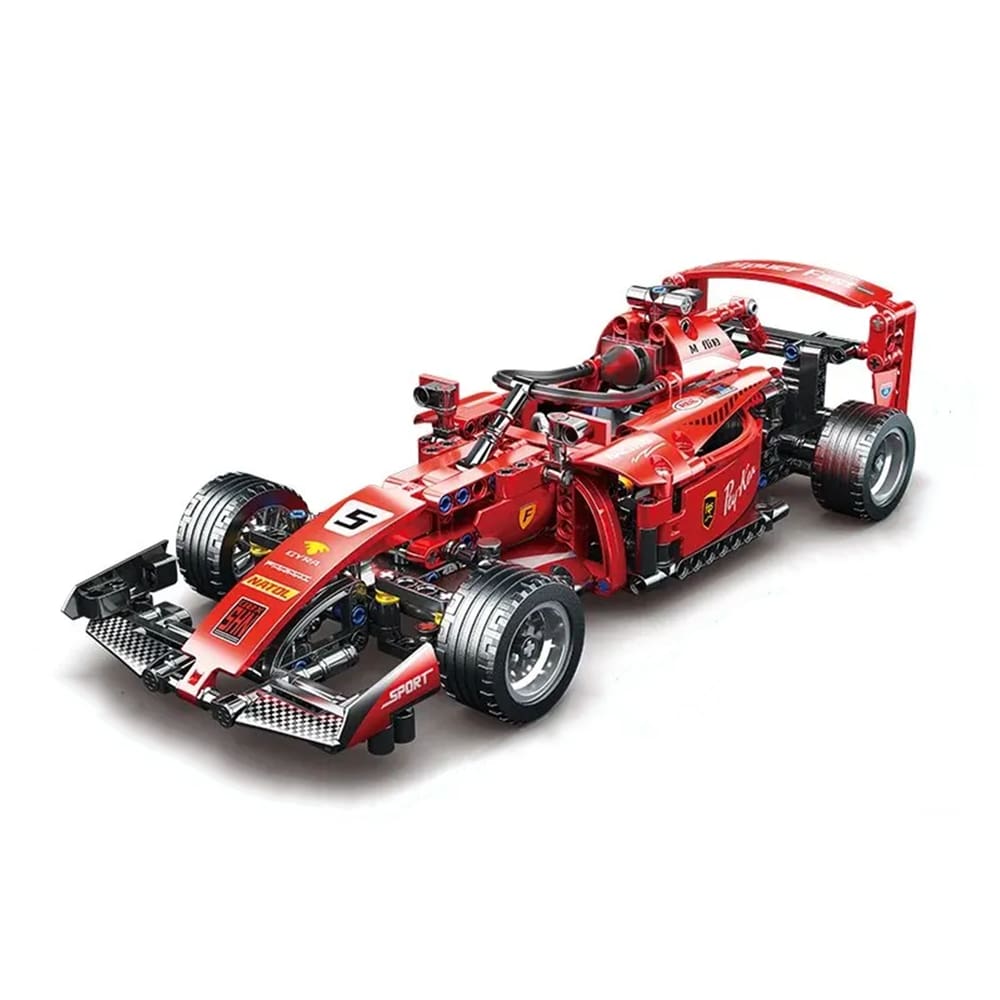 Carro de corrida F1 - Fórmula 1 Bloco de Montar 455 Pçs
