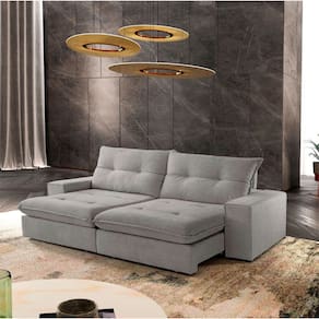 Sofá Athenas Linho 02 Módulos 120 cm B25cm Meu Sofá Online