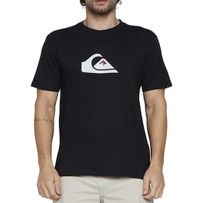Camiseta Quiksilver Comp Logo SM25 Masculina Preto