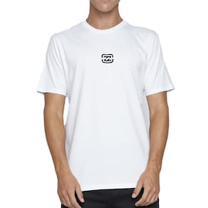 Camiseta Billabong Bracket Wave SM25 Masculina Branco
