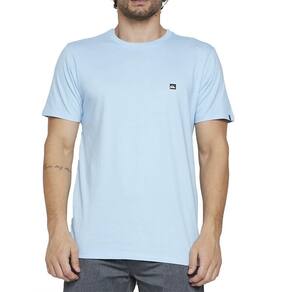 Camiseta Quiksilver Transfer Square Color SM25 Azul Claro