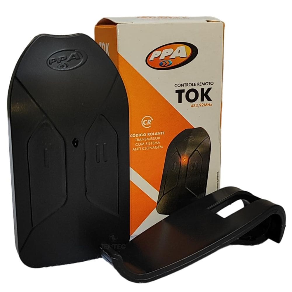 KIT 10 CONTROLE REMOTO PORTÃO ALARME 433,92MHz TOK PPA