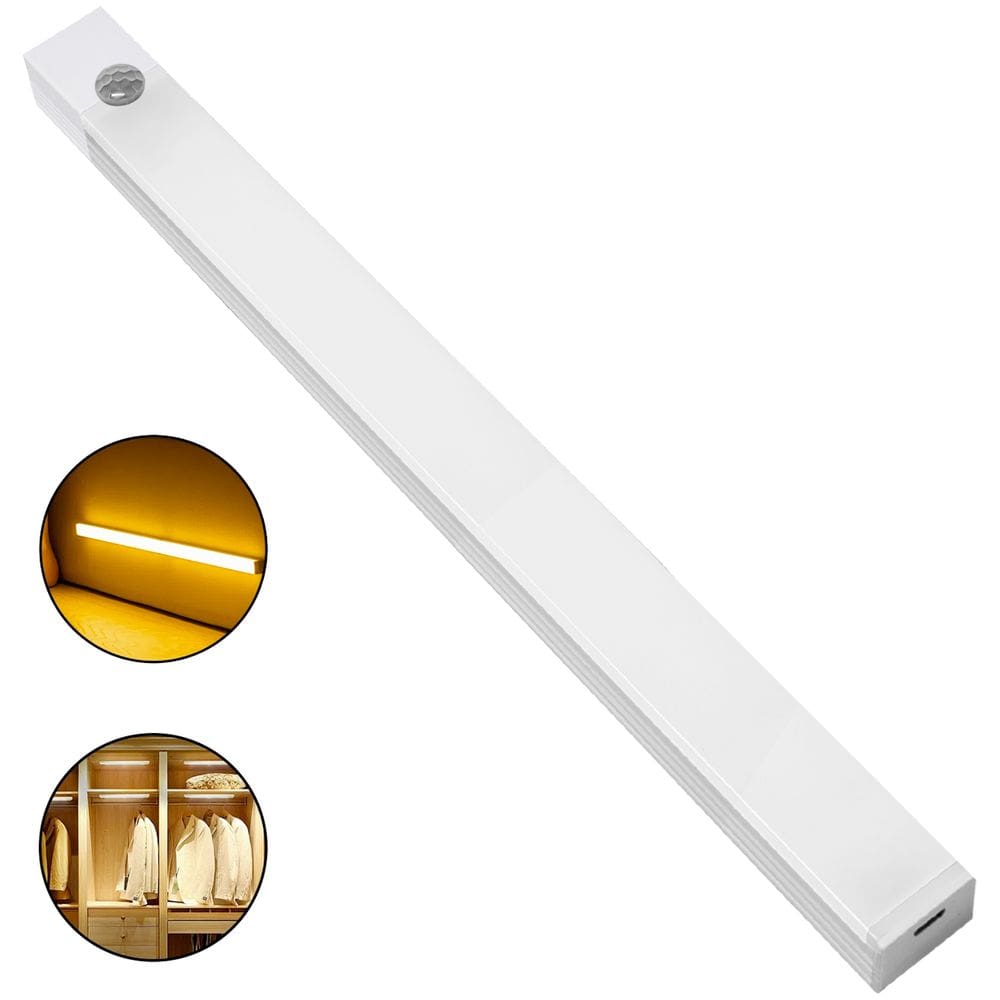 Luminária Led Sensor Presença Luz Armário Recarregável 50cm