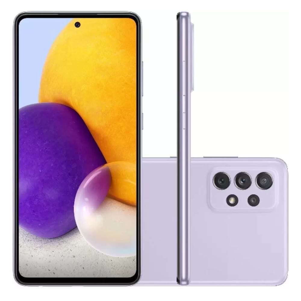 Usado: Samsung A72 128 GB Violeta - Muito Bom