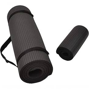 Balancefrom Tapete De Ioga Go Yoga 180 X 61 X 1,27 Cm Preto