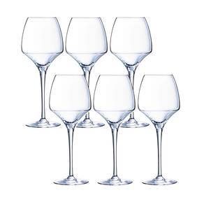 Kit 6 Taças de Vinho Elegante Cristal Arcoroc OpenUp 400ml