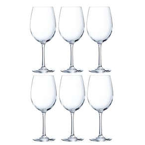Kit 6 Taças de Vinho Cristal Arcoroc Chef Sommelier 580ml