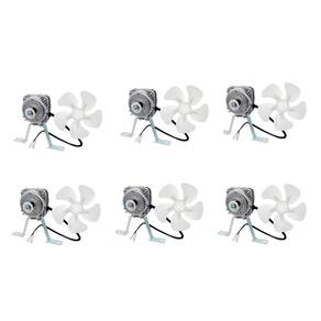 Kit 6 un Micro Motor Ventilador Hulter 1/40 Hélice Plástico HT2M1/40P - Bivolt