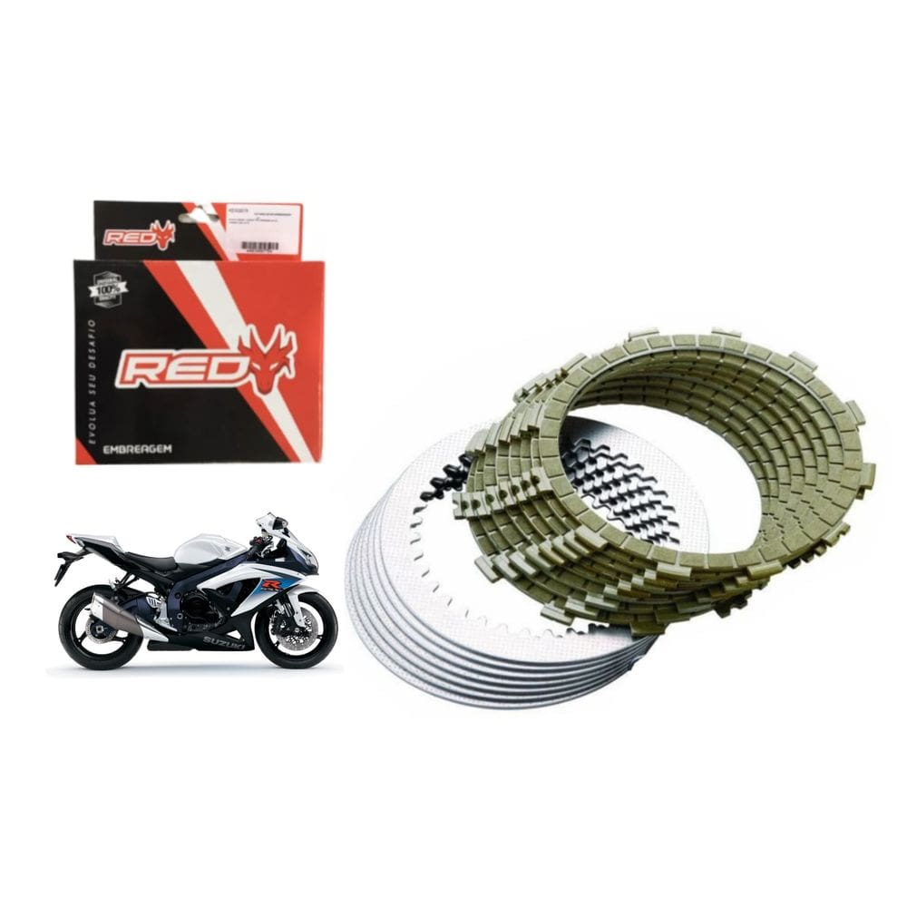 Kit Discos Embreagem Separador Suzuki Gsxr 750 11 / 15 - Red