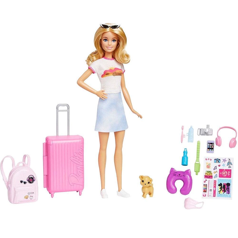 Boneca Barbie Malibu Viajante HJ18 - Mattel