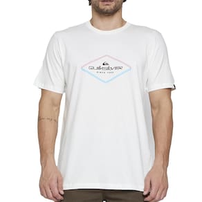 Camiseta Quiksilver Omni Lock SM25 Masculina Snow White